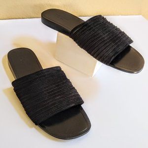 Rag & Bone Luxe Black Slides